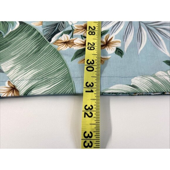 Vintage 90s Aloha Republic Hawaiian Shirt Mens Large Blue Tropical Print NEW - Picture 9 of 9